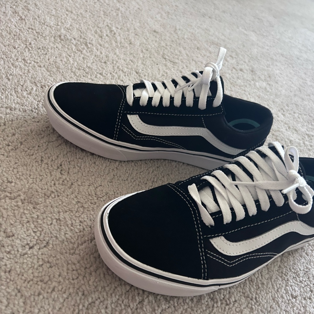 Skate Old Skool: ComfyCushion Black True White - Picture 2 of 7